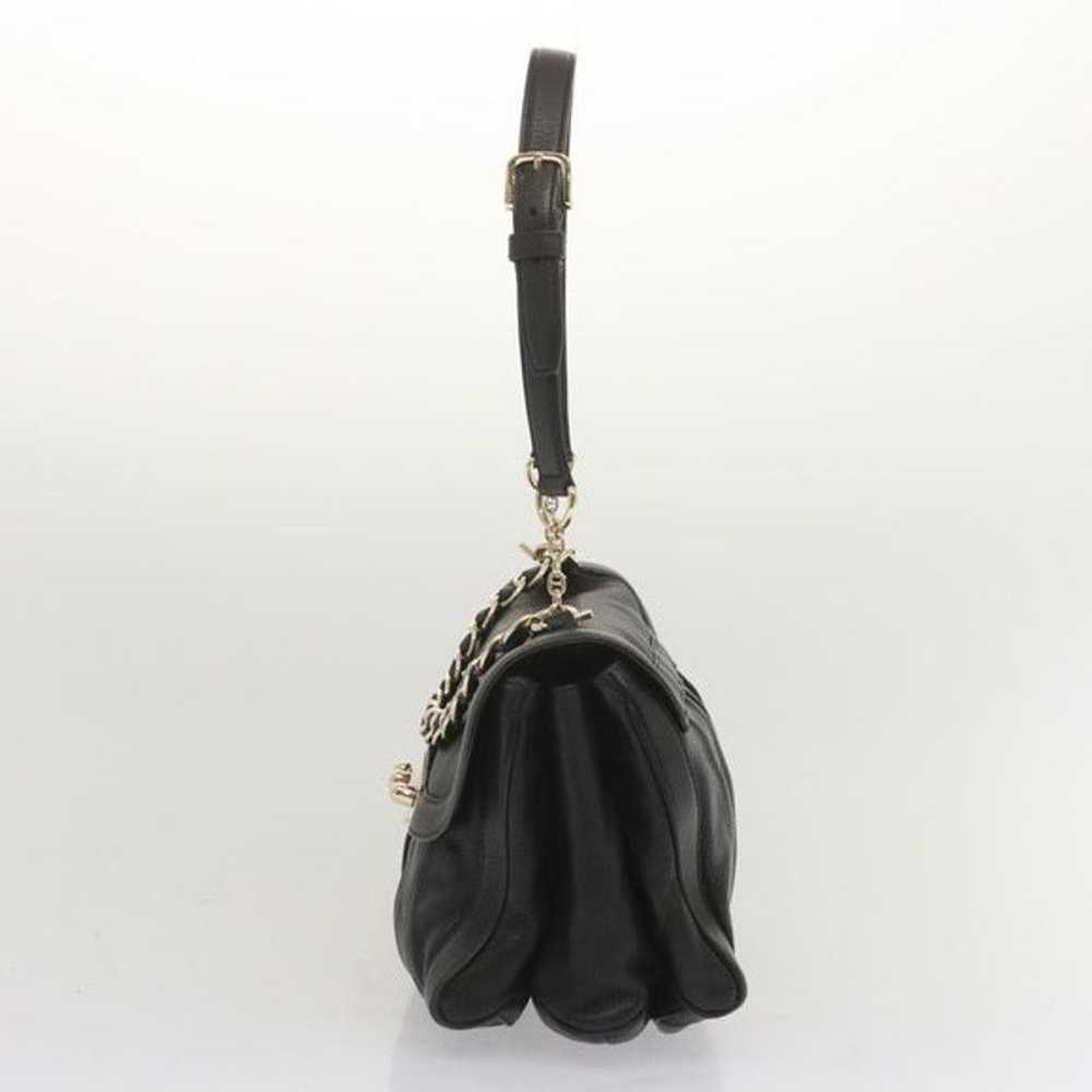 Bally BALLY Chain Hand Bag Leather Black - image 3