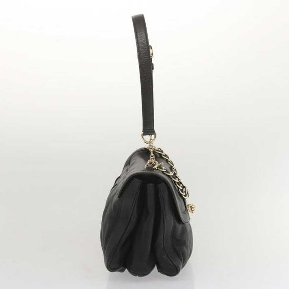 Bally BALLY Chain Hand Bag Leather Black - image 4