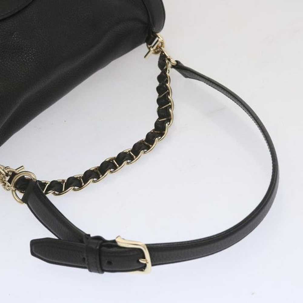 Bally BALLY Chain Hand Bag Leather Black - image 7