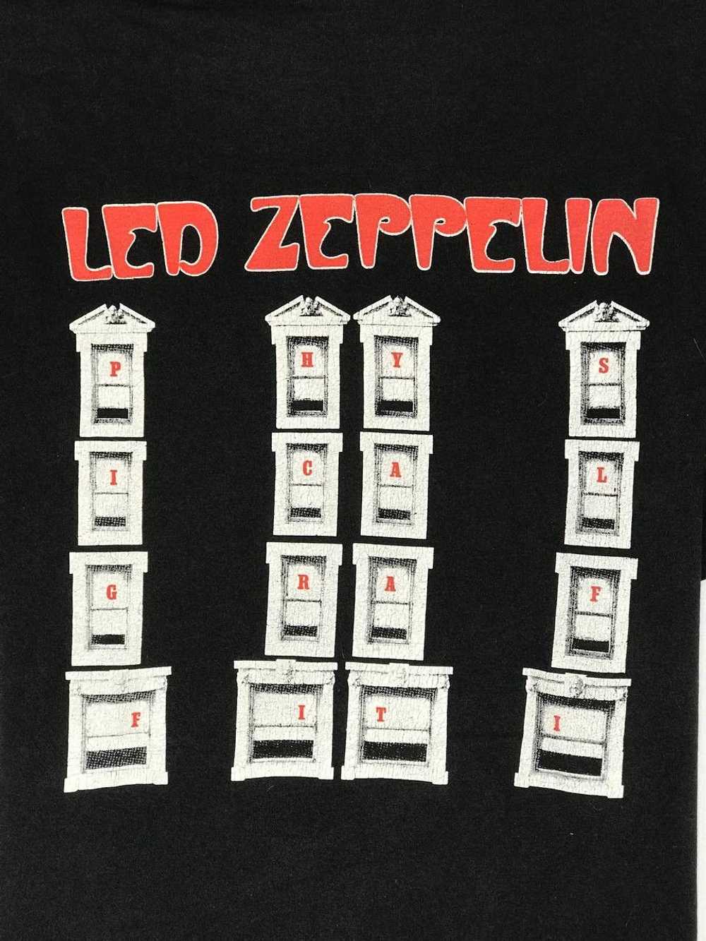 Band Tees × Vintage Vintage 1988 Led Zeppelin Phy… - image 10