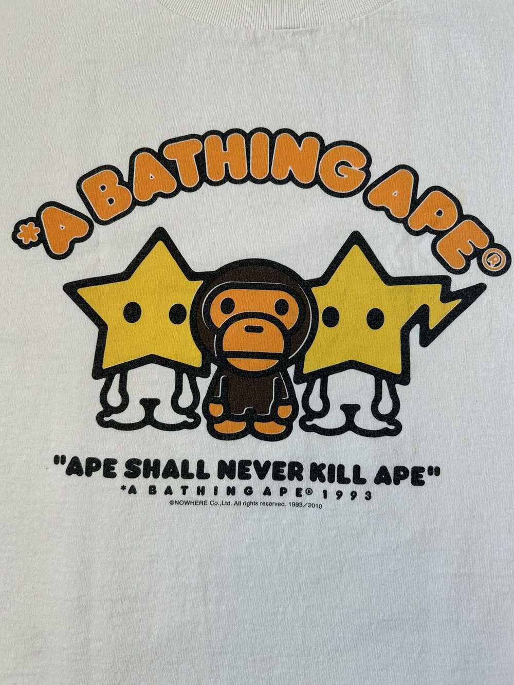 Bape BAPE “Ape Shall Never Kill Ape” Graphic Tee L - image 2