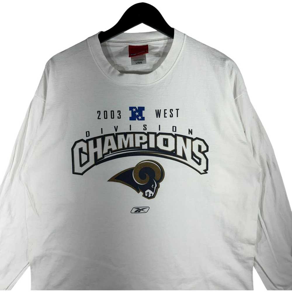 Reebok Vintage Rams NFC Division Champions Long S… - image 2