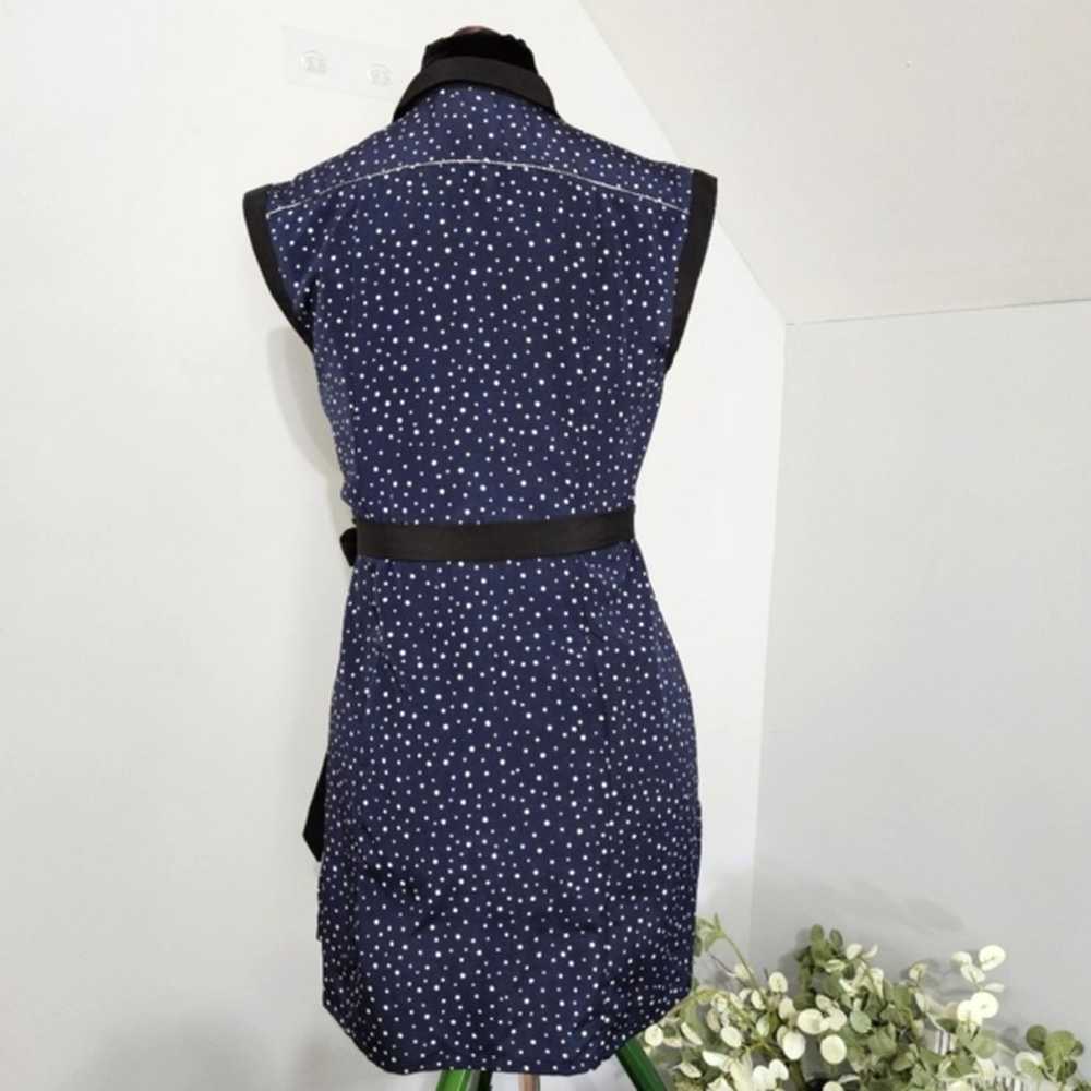 Jason Wu Blue White Polka Dot Lace Button Front C… - image 4