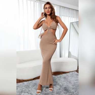 Sexy Cut-Out Maxi