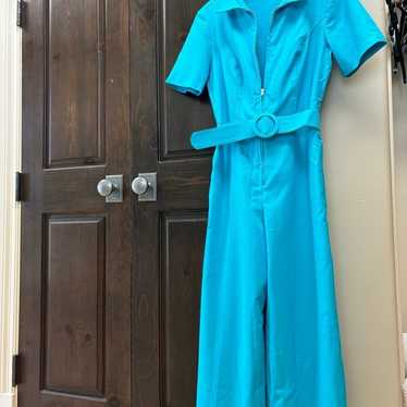 TRINA TURK Jannise  Croped Jumpsuit Size 8 - image 1