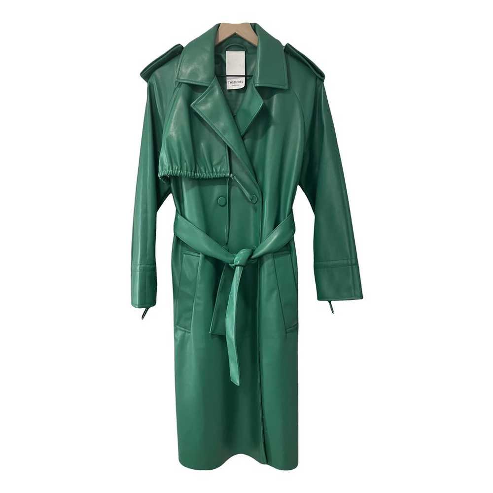 Themoirè Vegan leather trench coat - image 1