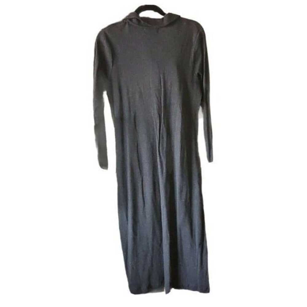 90s Grunge Goth Maxi Dress Gray - image 3