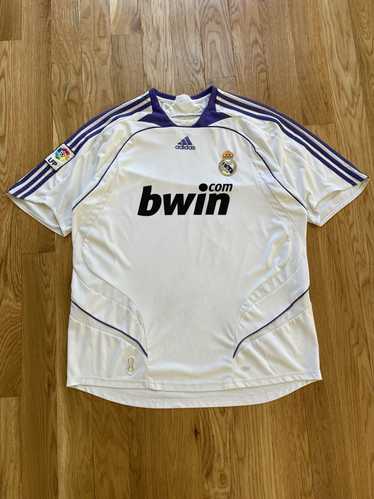 NWT Real top Madrid 2007/08 Home Soccer Jersey XL Adidas Camiseta Futbol Football