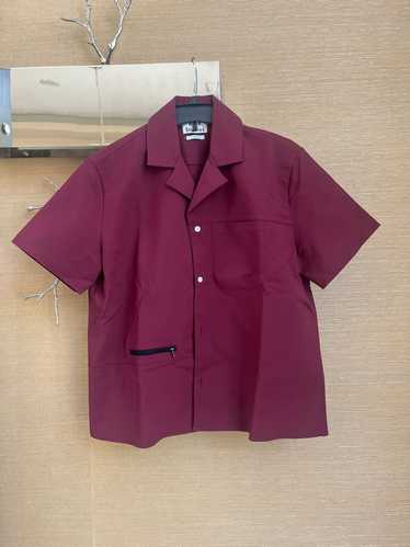 Acne Studios Otello Tessi PSS15 Shirt in Maroon