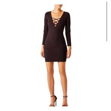 REVOLVE AMANDA UPRICHARD BLACK DRESS LARGE - image 1