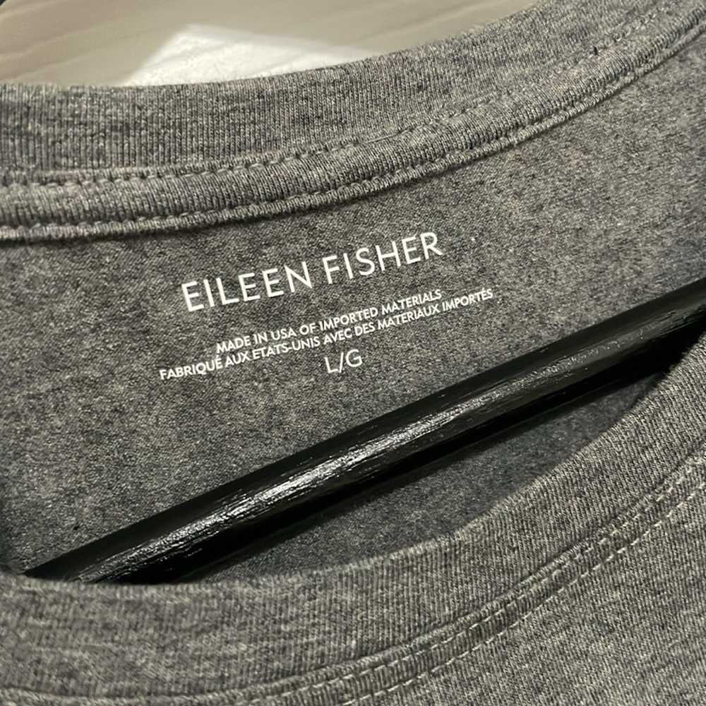 EILEEN FISHER Women’s heathered organic cotton cr… - image 3