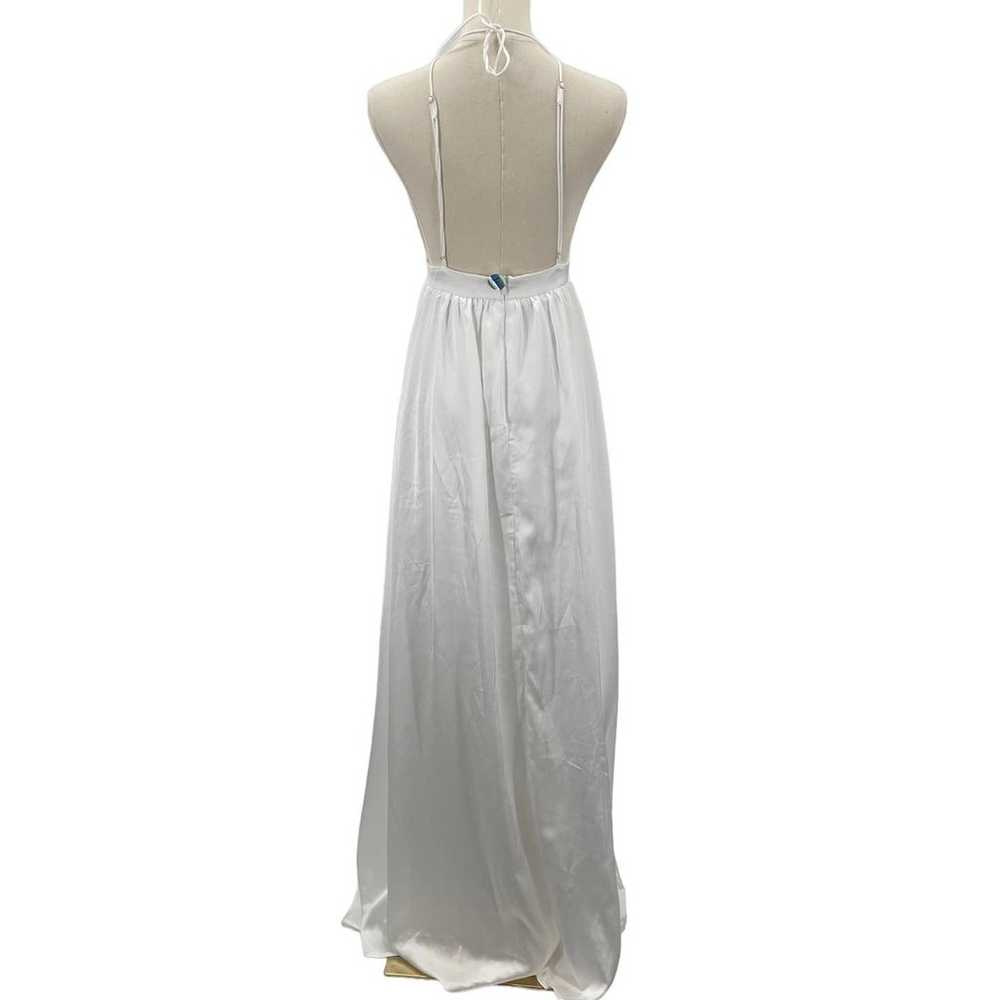 LULU'S SZ L This is Real Love White Satin Bridal … - image 3