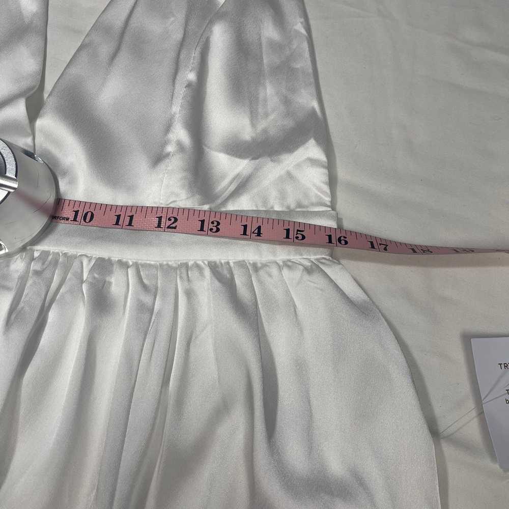 LULU'S SZ L This is Real Love White Satin Bridal … - image 7