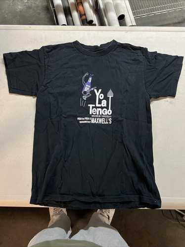 【yo la tengo】レアビンテージバンド T 90s Vintage YO LA TENGO T-shirt L Khaki – NO BURCANCY