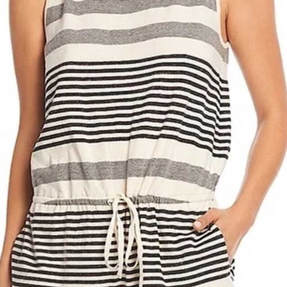 Michael Stars Kylie Bay Striped Sleeveless romper - image 1