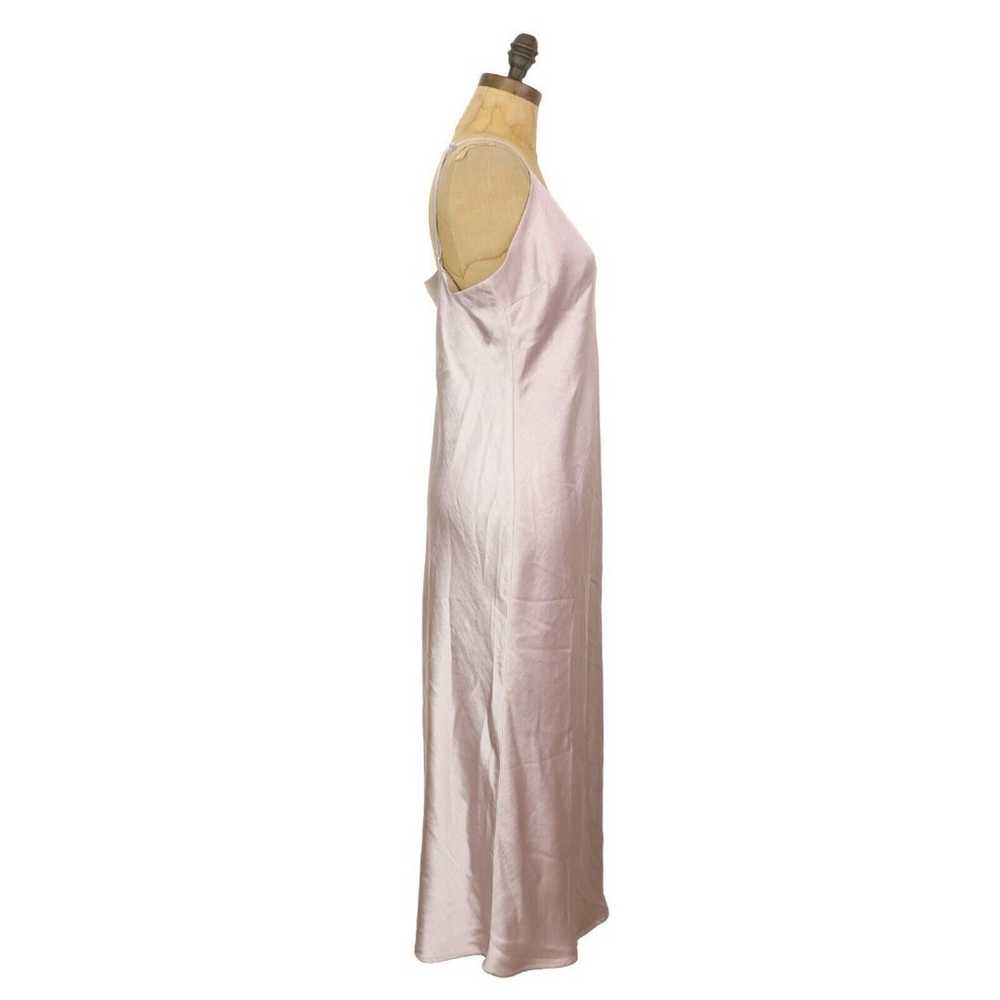 GOOD AMERICAN V Neck Washed Satin Slip Dress Size… - image 2