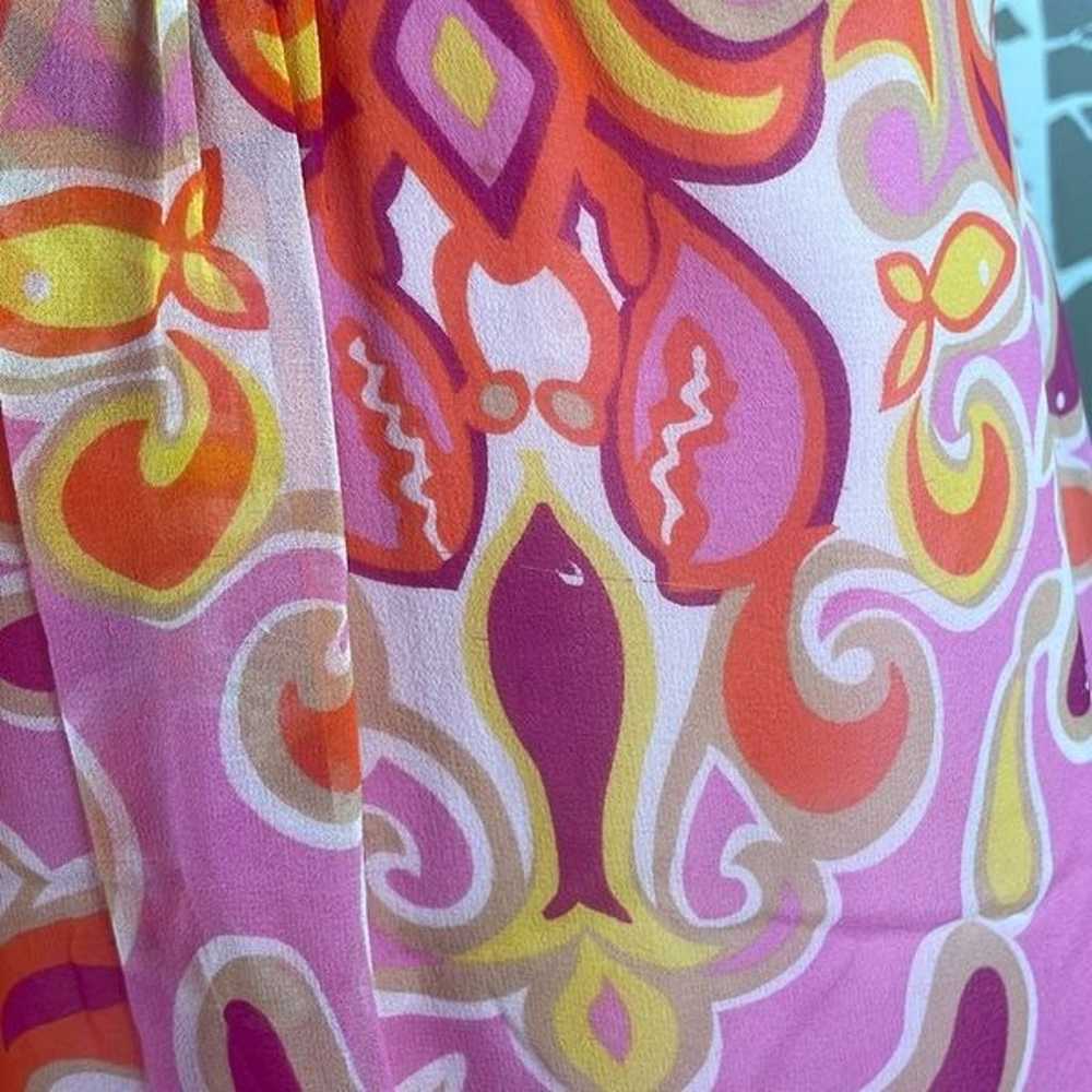 Lilly Pulitzer Lobster Fish Print Silk Halter or … - image 6