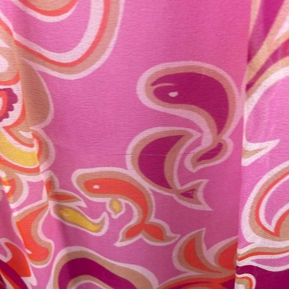 Lilly Pulitzer Lobster Fish Print Silk Halter or … - image 7