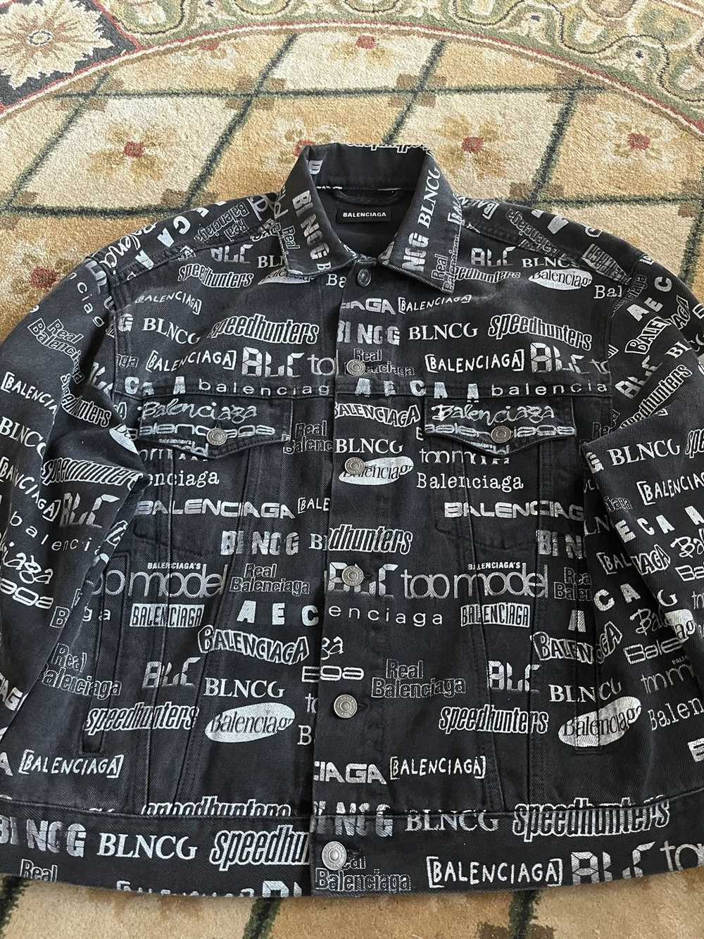 Balenciaga Balenciaga All Over Denim Jacket - image 3