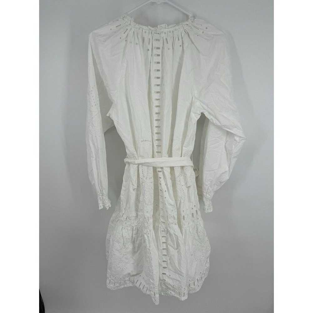 Rails Saylor White Eyelet Dress Size Large Floral… - image 4