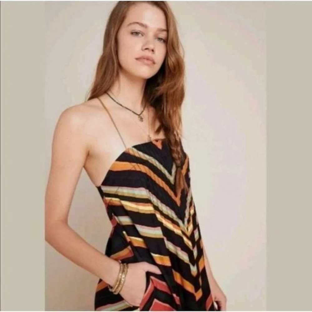 Anthropologie Chevron  dress size XL - image 2