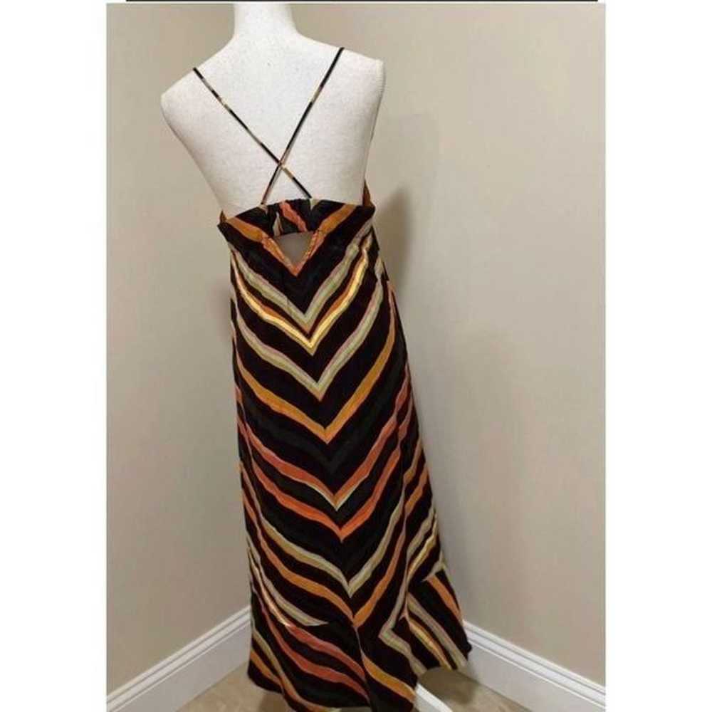 Anthropologie Chevron  dress size XL - image 3