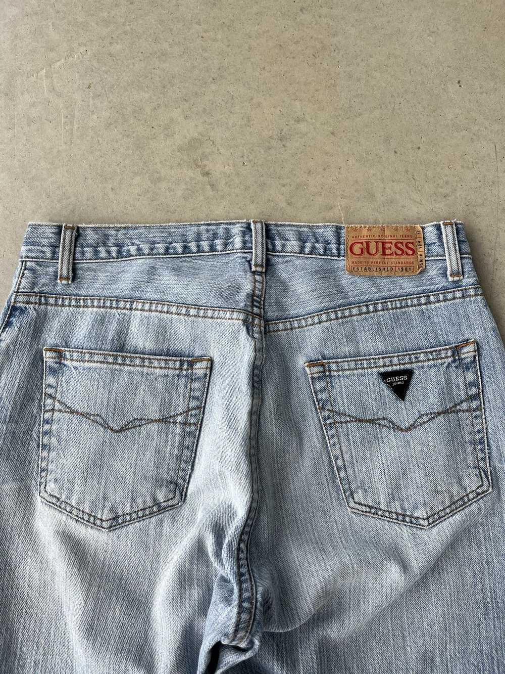 Guess × Vintage Vintage 90s Guess Jeans Light Was… - image 3