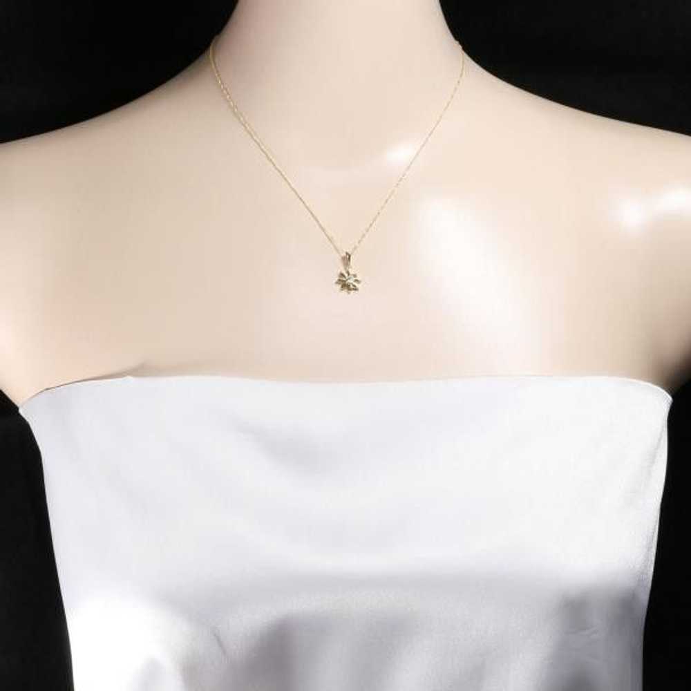 Other LuxUness K18 Yellow Gold Diamond Necklace M… - image 3