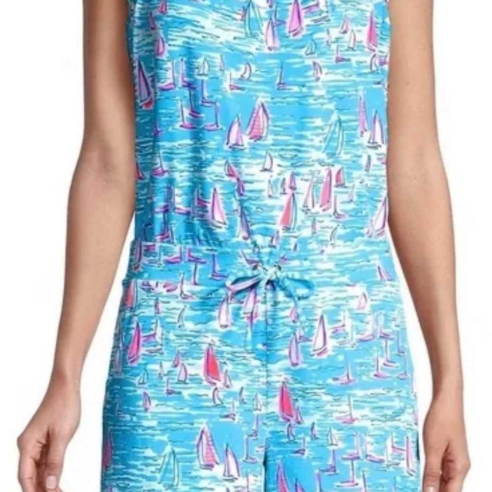 Lilly Pulitzer Xl Boatylicious Jace Romper - image 1