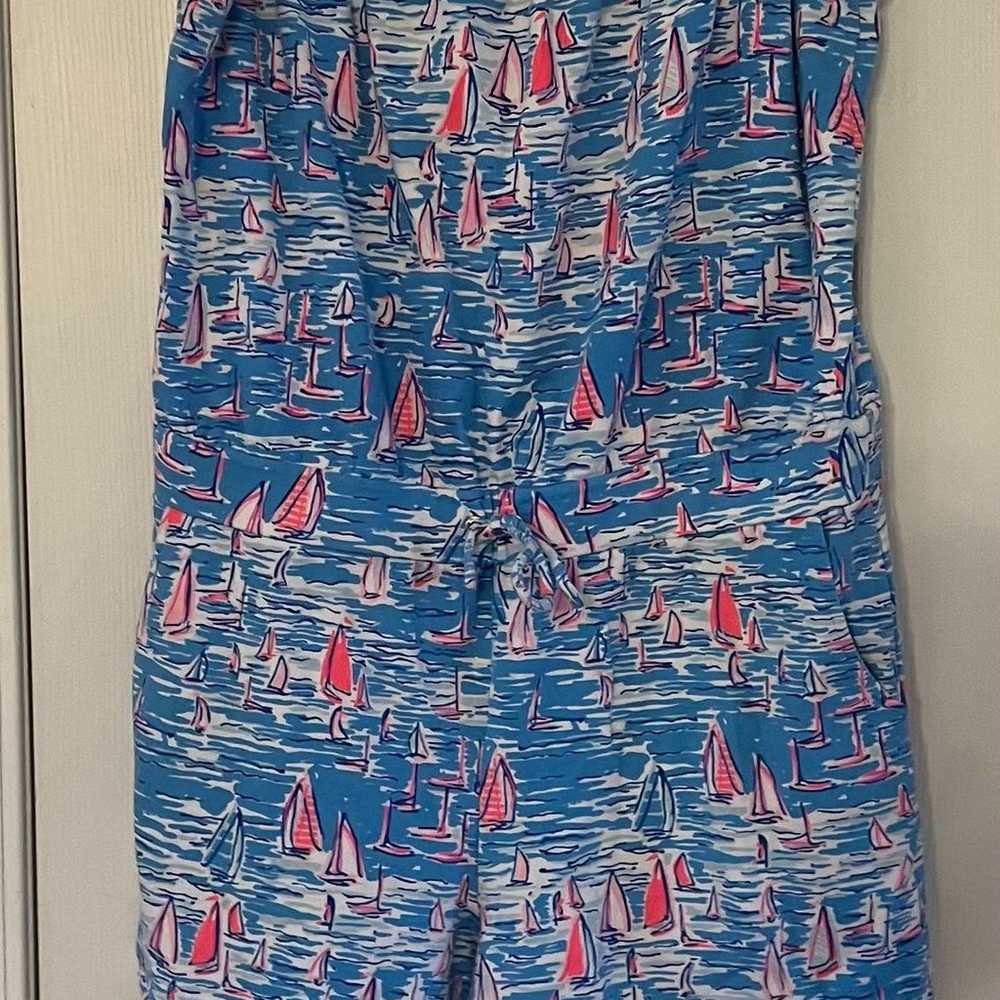 Lilly Pulitzer Xl Boatylicious Jace Romper - image 3