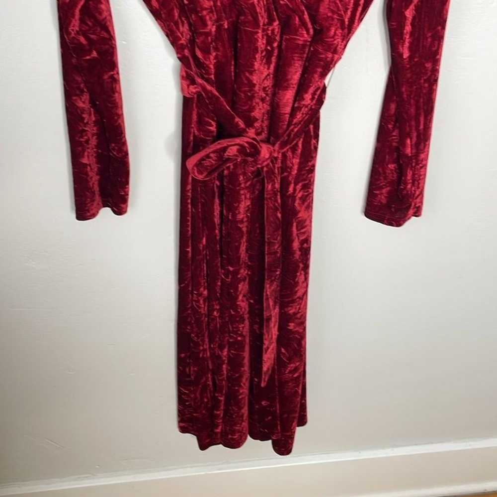 NWOT Long Tall Sally Velvet Wrap midi dress - image 5