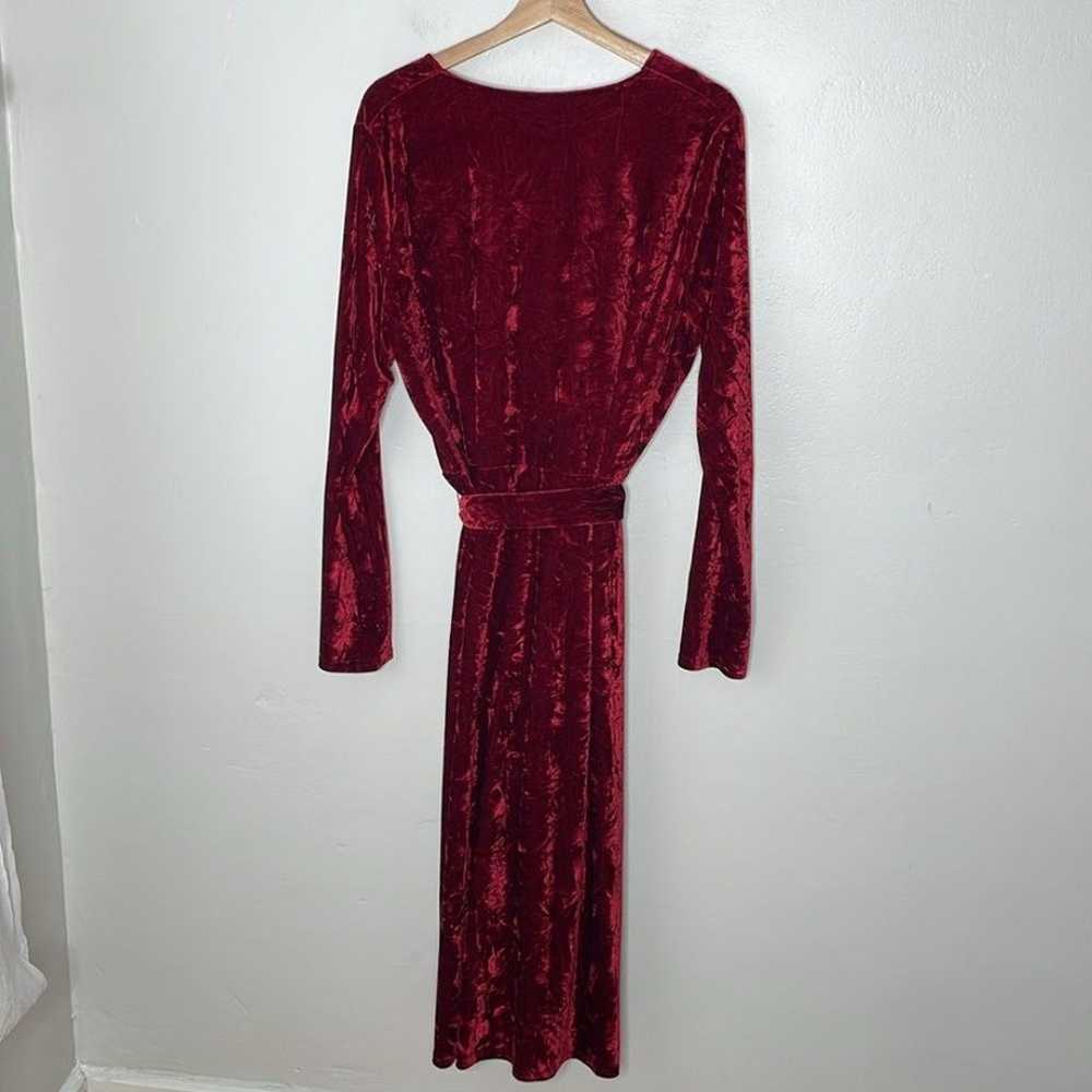 NWOT Long Tall Sally Velvet Wrap midi dress - image 6