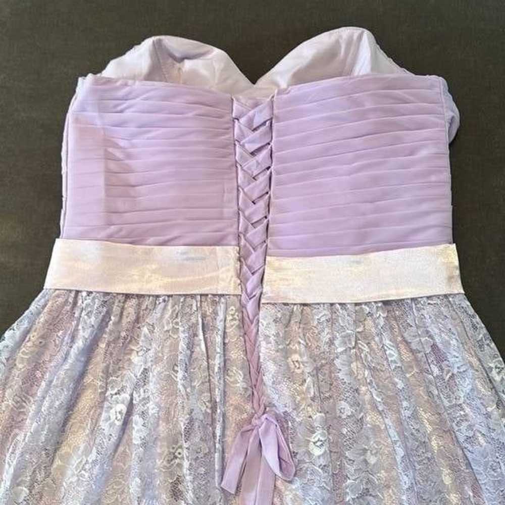 Women’s Short Purple Chiffon & Lace Prom Party Ho… - image 10