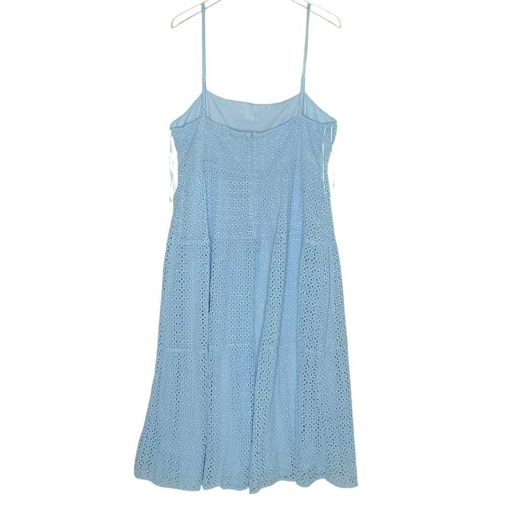 Bardot XL Womens Broderie Flow Dress Light Blue E… - image 3