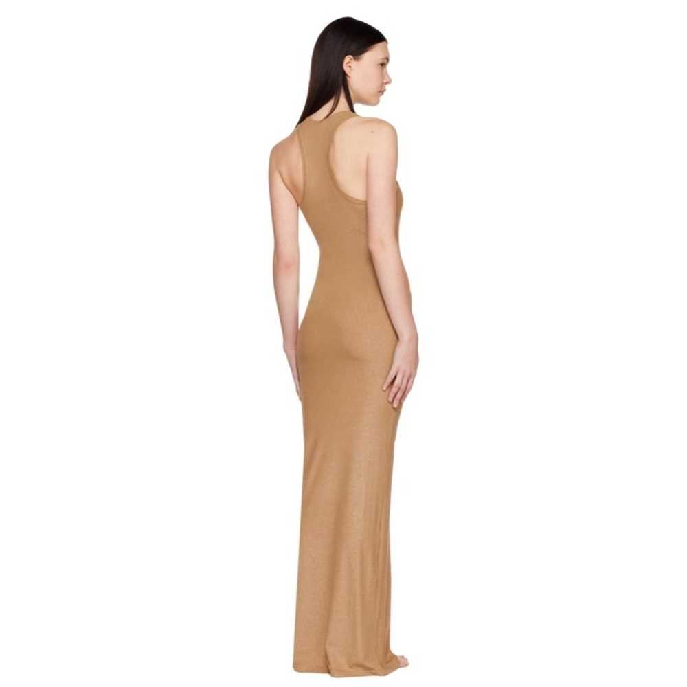 SKIMS
Beige Soft Lounge Shimmer Maxi Dress SIZE XL - image 2