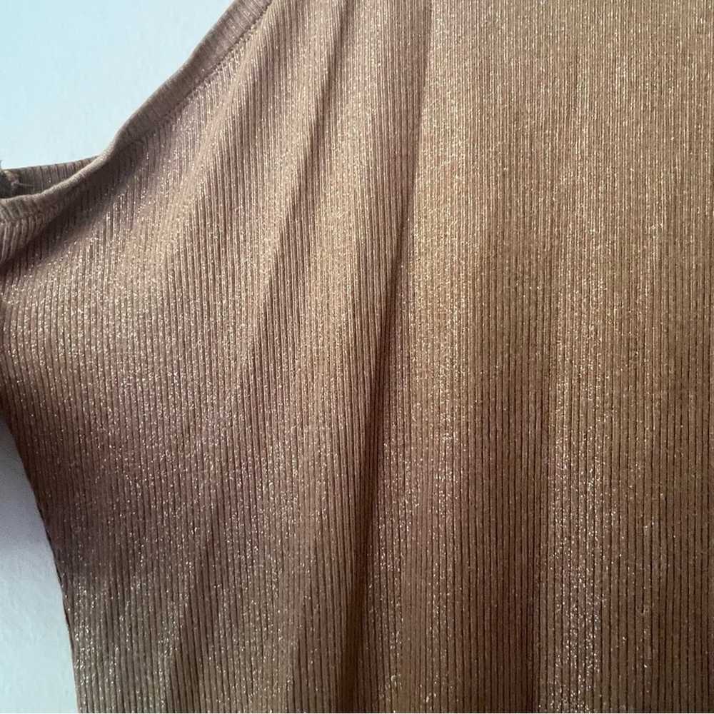 SKIMS
Beige Soft Lounge Shimmer Maxi Dress SIZE XL - image 5