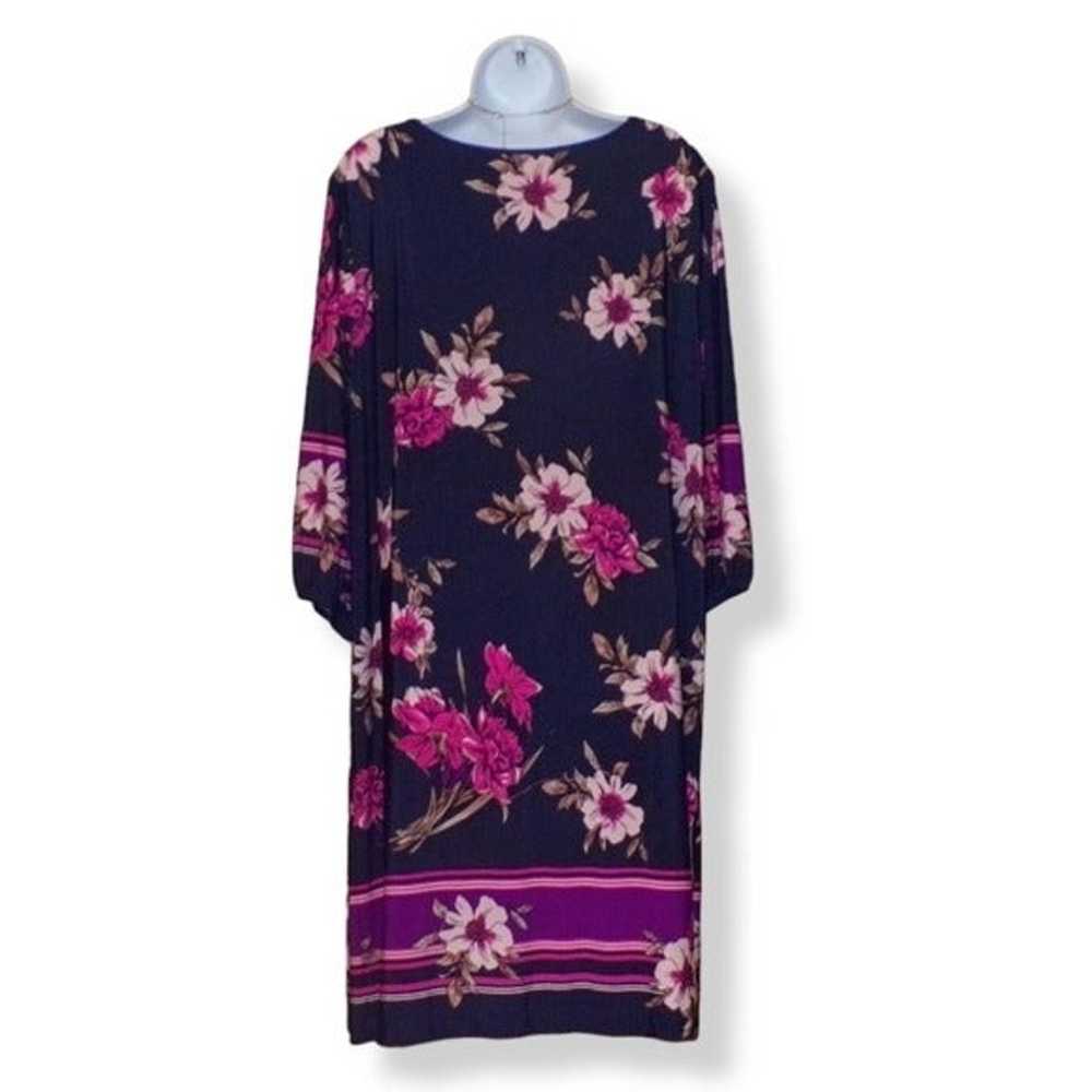 NWOT Sandra Darren Floral Shift Dress - 22W - image 5