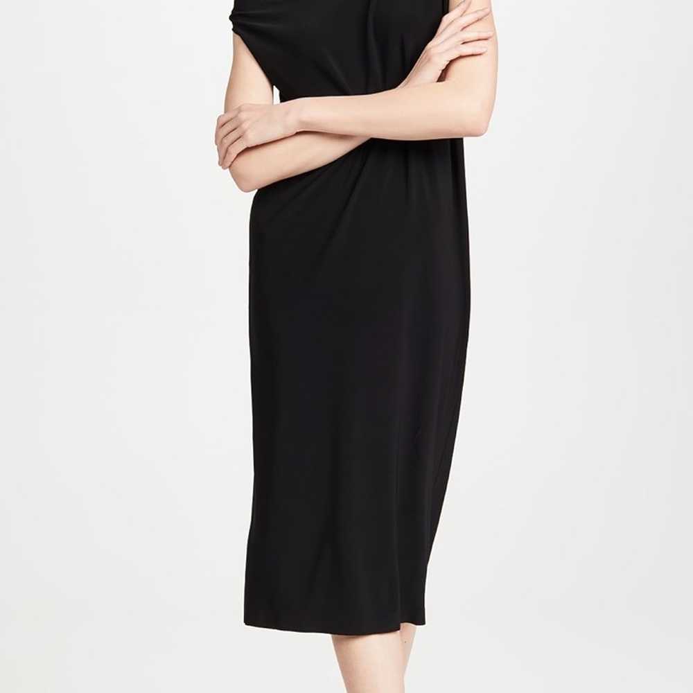 NORMA KAMALI Drop Shoulder Dress, Black, Small - image 2