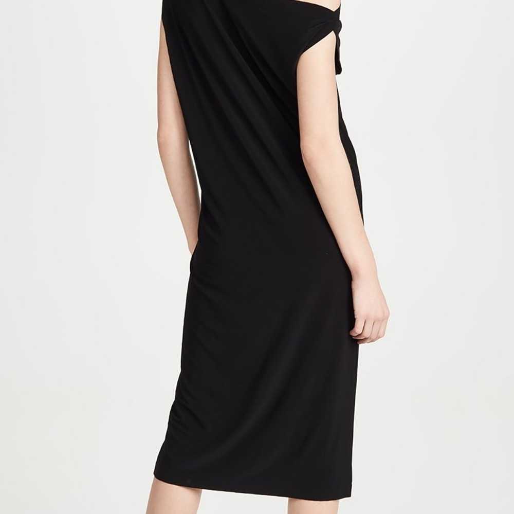 NORMA KAMALI Drop Shoulder Dress, Black, Small - image 3