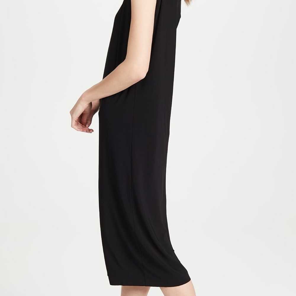 NORMA KAMALI Drop Shoulder Dress, Black, Small - image 4