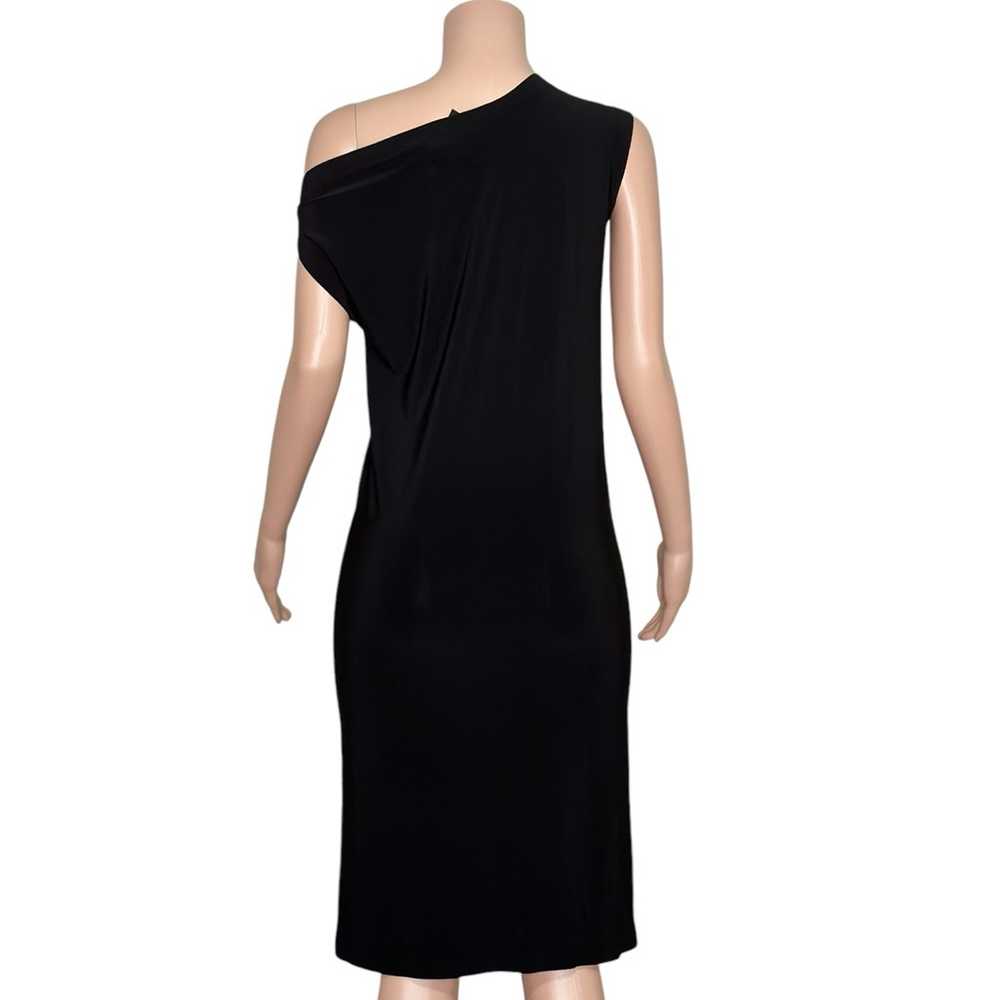 NORMA KAMALI Drop Shoulder Dress, Black, Small - image 8