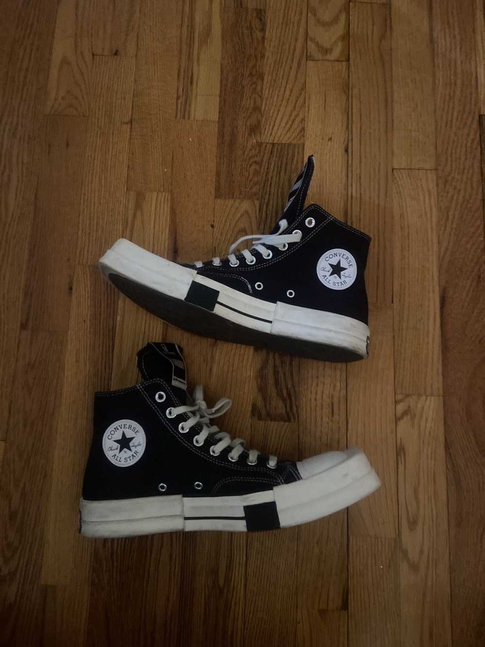 Converse × Rick Owens × Rick Owens Drkshdw Hi-top… - image 3