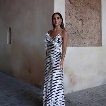 ZARA Polka Dot Maxi Dress - image 1