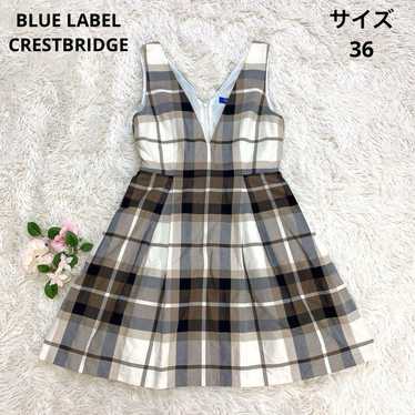 Blue Label Crestbridge One-piece Dress Check 36 [… - image 1