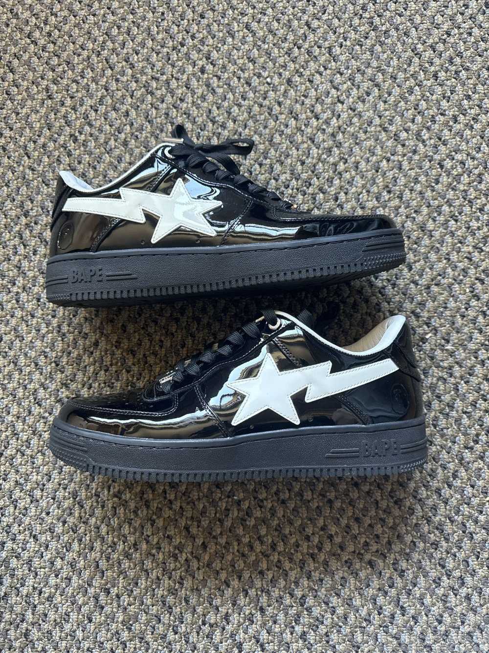 Bape Bapesta #2 Black/White Bape - image 2