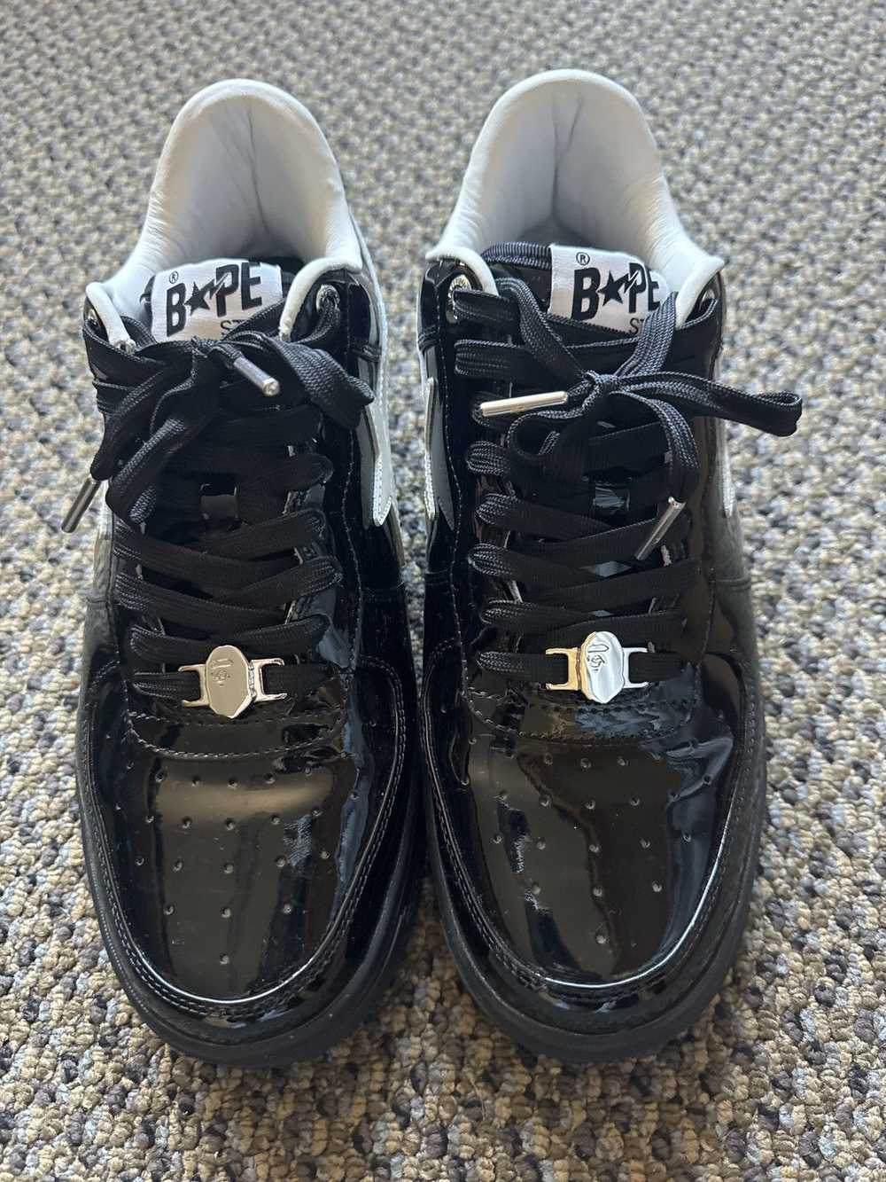 Bape Bapesta #2 Black/White Bape - image 5