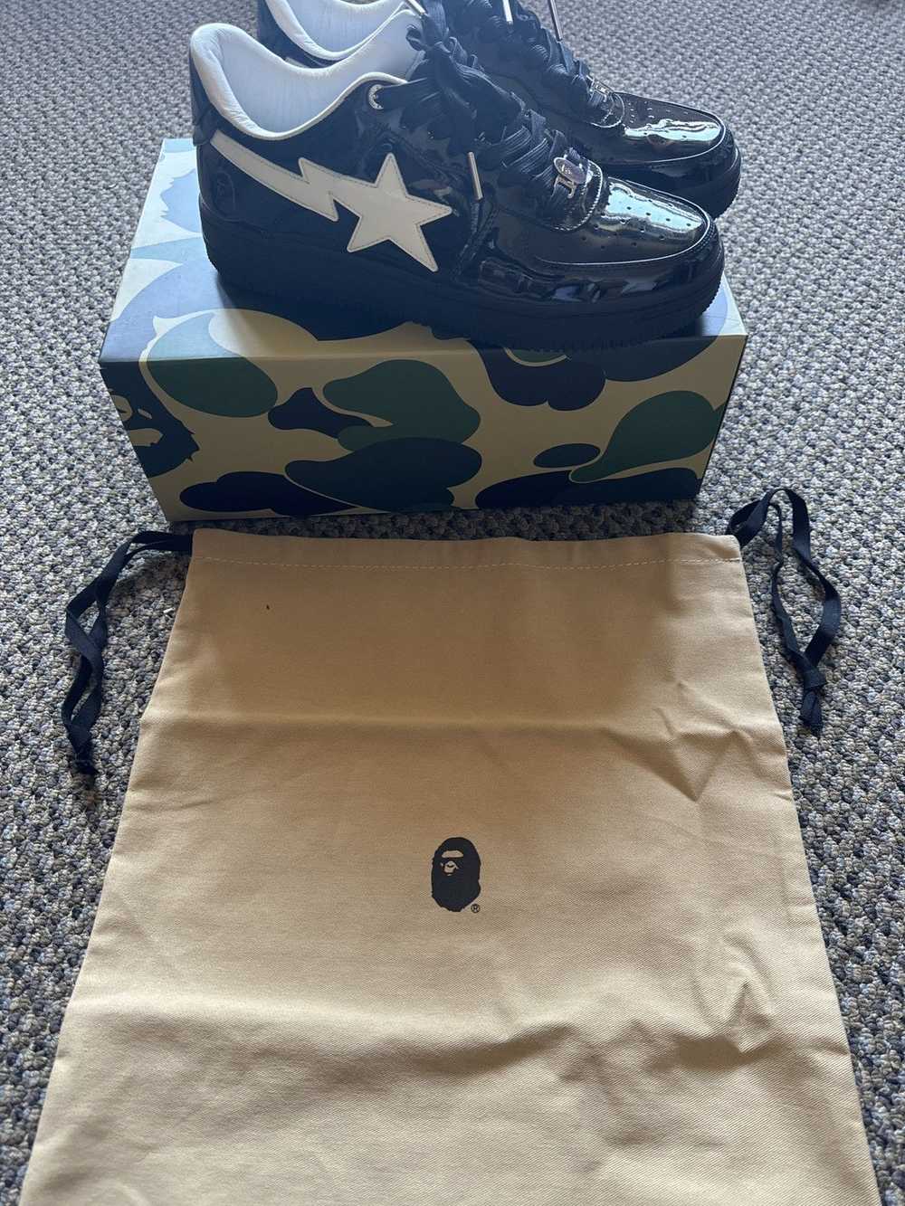 Bape Bapesta #2 Black/White Bape - image 8