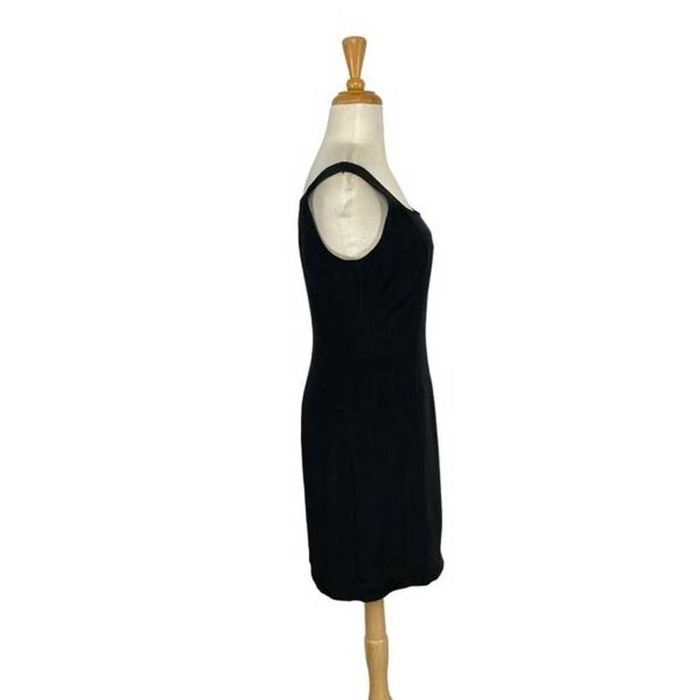 Hugo Buscati 6 S Black Silk Dress Cocktail Pencil… - image 3