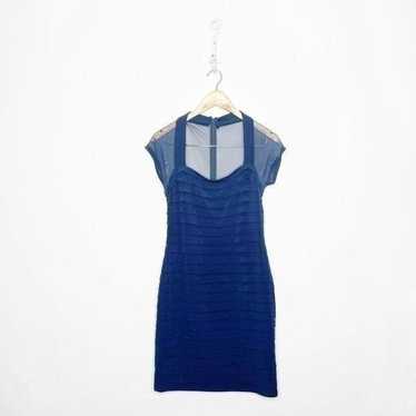 TADASHI SHOJI PETITE COLLECTION Mesh cap sleeve l… - image 1