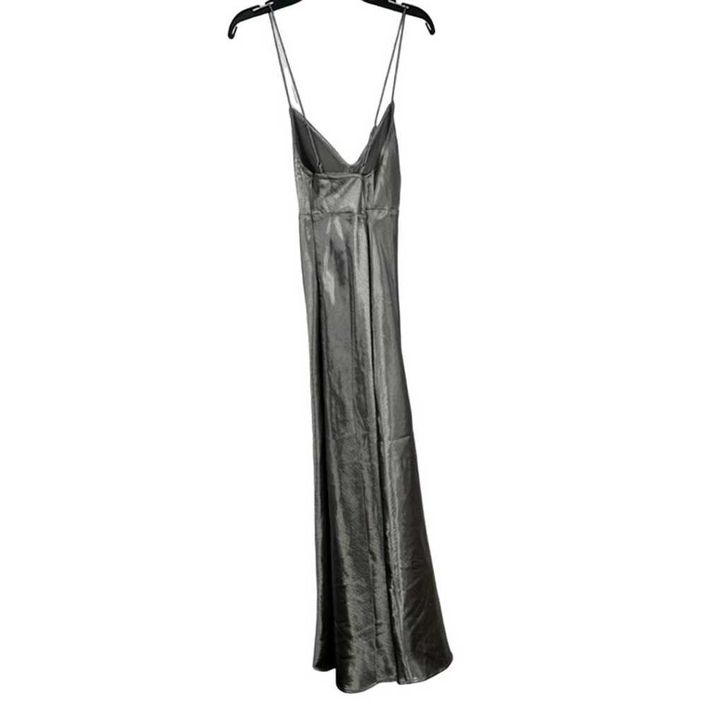 Madewell The Layton Midi Slip Satin Dress Size 8 - image 6